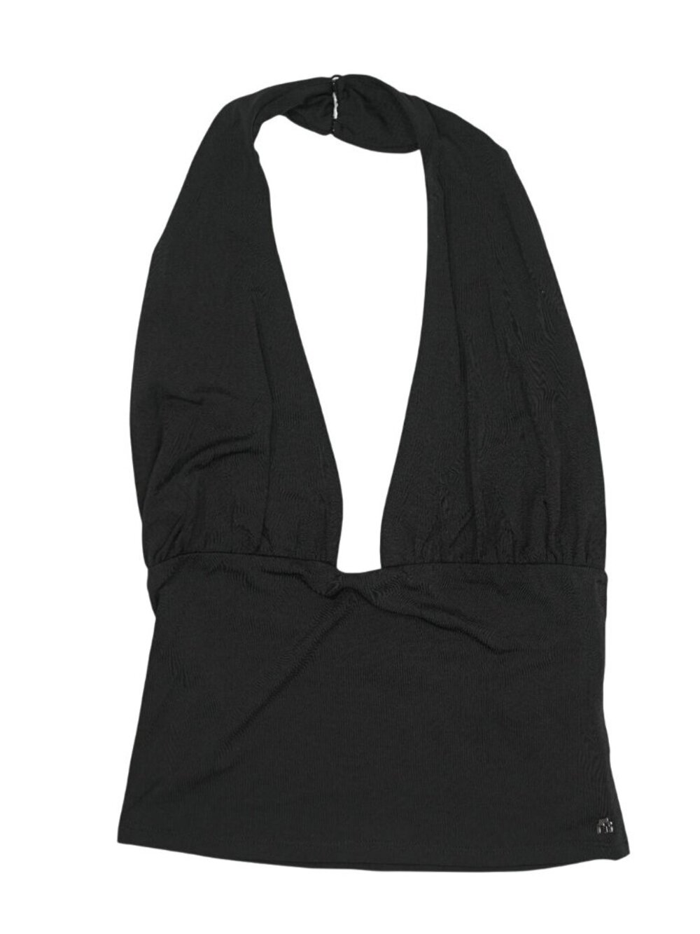 Miaou Mathilde Halter Top in Black